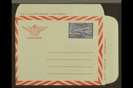 1950 AEROGRAMME ESSAY  1950 15c Aerogramme (as H&G FG12, Unitrade UA11) With COLOURS REVERSED - The Stamp In... - Other & Unclassified