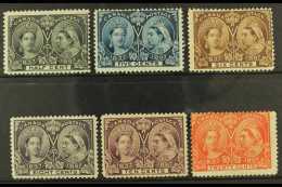 1897  ½c, 5c, 6c, 8c, 10c & 20c Jubilee Issue, Fresh Mint, Minor Faults (creases Or Small Thins), 20c... - Other & Unclassified