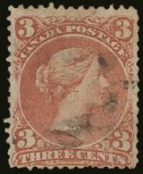 1868  3c Brown Red Showing WATERMARK, SG 58b, Fine Used. For More Images, Please Visit... - Other & Unclassified