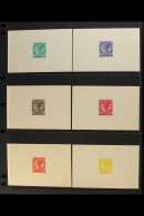 REPRINTED PROOFS  An Attractive Set Of Reprinted Proofs Of The 1861 6d QV Issue (SG 4), In Various Non Issued... - Sonstige & Ohne Zuordnung