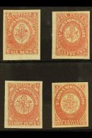 1862  6d To 1s, SG 20/23, All Superb Mint Og With Large Margins All Round. (4 Stamps) For More Images, Please... - Other & Unclassified