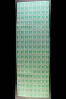 1938-40 LARGE MULTIPLE  1½a Turquoise-green, SG 23, Never Hinged Mint Multiple Of 160 (8 X 20). Lovely... - Birmanie (...-1947)