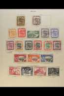 1937-51  All Different Fine Used Range On An Album Page, Incl 1937 10c Script Wmk, 1937-51 Defins With Most... - Brunei (...-1984)