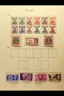 1944-1960 FINE MINT COLLECTION  On Pages, ALL DIFFERENT, Inc Muscat 1944 Opts Both Sets, Br PA In Eastern Arabia... - Bahrain (...-1965)