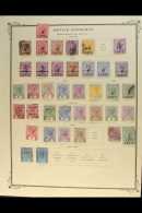 1872-1972 MINT & USED COLLECTION  On Album Pages, We Note 1888-91 To 20c On 6d Mint Or Used, 1891-1901 Mostly... - Britisch-Honduras (...-1970)