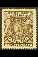 1897-1903  5r Deep Sepia Queen, SG 96, Mint With Large Part Gum. For More Images, Please Visit... - Britisch-Ostafrika