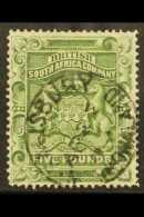 1892  £5 Sage- Green, SG 12, Very Fine Used. For More Images, Please Visit... - Other & Unclassified