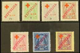 MOZAMBIQUE COMPANY  1917 Red Cross Fund Ovptd Set, SG 189/95, Scott B1/7, Never Hinged Mint (7). For More Images,... - Sonstige & Ohne Zuordnung