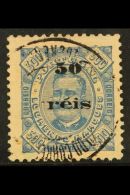 LOURENCO MARQUES  1896 50r On 300r Locally Surcharged "Carlos", SG 36, Fine Cds Used For More Images, Please... - Other & Unclassified