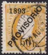 1893  50r On 80r Pale Orange, SG 310, Fine Used, Centered Slightly Right. For More Images, Please Visit... - Other & Unclassified