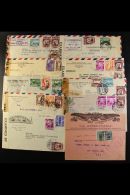 1942-1945 CENSORED COVERS.  An Interesting Collection Of Commercial Censor Covers Mostly With Multiple Frankings... - Peru