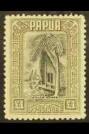 1932  £1 Black And Olive Grey Delta House, SG 145, Fine Mint. For More Images, Please Visit... - Papua New Guinea