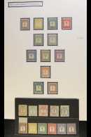 POSTAGE DUES  1923-44 MINT COLLECTION Complete Basic Run Of Sets Plus 1928-44 1m Brown & 4m Green Perf.15x14,... - Palästina