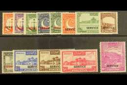 OFFICIALS  1948 Service Overprint Set, SG O14/26, Very Fine NHM. (13 Stamps) For More Images, Please Visit... - Pakistan
