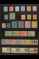 1913-36 MINT KGV COLLECTION  Presented On A Stock Page. Includes 1913-21 MCA Wmk Range To 10s, 1921-33 MSCA Wmk... - Nyasaland (1907-1953)