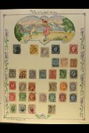 1855-1957 BEAUTIFUL ALL DIFFERENT COLLECTION  A Spectacular Mint Or Used Collection Displayed On 22 Wonderful... - Other & Unclassified