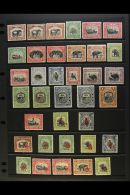 1909-1941 FINE MINT COLLECTION.  An ALL DIFFERENT Collection With Many Shade & Perforation Variants, Neatly... - North Borneo (...-1963)