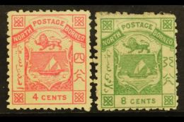 1883  4c Pink & 8c Green 'set', SG 6/7, Mint, Minor Imperfections, Cat £150 (2 Stamps) For More Images,... - Nordborneo (...-1963)