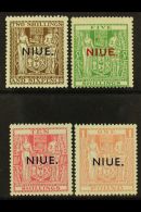 1941-67  Postal Fiscal Stamps Ovptd With SG Type 17 "NIUE," Watermark SG Type W43, Thin "Wiggins Teape" Paper, SG... - Niue