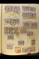 POSTMARKS COLLECTION  1910's To 1960's Good Collection Nicely Presented In An Old Album, Includes A Big Lagos... - Nigeria (...-1960)