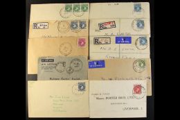 1937-53 SKELETON CDS'S ON KGVI FRANKED COVERS COLLECTION  A Wonderful Collection Of Commercial Covers Incl. Many... - Nigeria (...-1960)