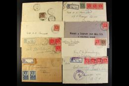1916-37 KGV FRANKED COVERS COLLECTION  An Interesting And Very Good Range Of Mainly Commercial Envelopes Incl.... - Nigeria (...-1960)