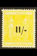 1942 POSTAL FISCAL  11/- On 11s Yellow, SG F215, Very Fine Mint. For More Images, Please Visit... - Altri & Non Classificati