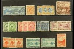 1899-1903  Pictorial Set Complete, SG 260/70, Plus Additional Listed Shades Of 2½d, 4d (2), 5d, 6d Green,... - Other & Unclassified