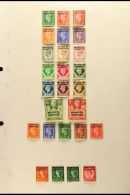 1898-1957 MINT & USED COLLECTION  On Leaves, Inc British Currency 1949 Set Mint, Spanish Currency 1907-12... - Other & Unclassified