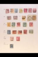 "B" NUMERAL POSTMARKS  Collection On A Range Of QV Stamps, Barred Numeral Cancels Preceded By "B", Between "B32"... - Mauritius (...-1967)