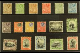 1930  Inscribed "POSTAGE (&) REVENUE" Complete Set, SG 193/209, Very Fine Mint. (17 Stamps) For More Images,... - Malta (...-1964)