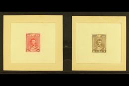 1899 IMPERF DIE PROOFS.  1899 Antonio Jose De Sucre 20c & 50c Issues (Scott 66/67, SG 97/98) On Thin Papers... - Bolivia