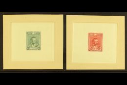 1899 IMPERF DIE PROOFS.  1899 Antonio Jose De Sucre 1c & 2c Issues (Scott 62/63, SG 92/93) On Thin Papers And... - Bolivien