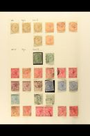 1865-1949 MINT & USED COLLECTION  On Leaves, Inc 1865-1903 To 1s Used, 1906-10 Set Used, 1910-25 Set To 1s... - Bermuda