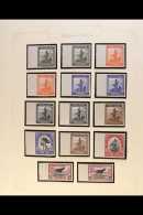CONGO  1942 Pictorial Set Complete For Both Languages IMPERF, COB 41w/v, Superb Marginal NHM. (41 Stamps) For... - Other & Unclassified