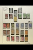 1893-1912 ATTRACTIVE SEMI-SPECIALIZED FINE MINT & NHM COLLECTION  Written Up In Hingeless Mounts On Leaves,... - Altri & Non Classificati