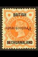 1890  ½d Vermilion, 15mm "Protectorate" Ovpt INVERTED, SG 54a, Very Fine Mint. For More Images, Please... - Other & Unclassified