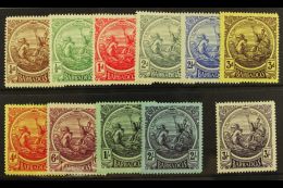1916-19  Complete Set, SG 181/191, Fine Mint. (11) For More Images, Please Visit... - Barbados (...-1966)