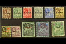 1912  Geo V And Seal Set Complete Overprinted "Specimen", SG 170s/80s, Very Fine Mint Large Part Og. (11 Stamps)... - Barbades (...-1966)