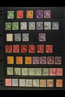 1852-1886 QUEEN VICTORIA COLLECTION CAT £2500+  A Most Useful Used Collection Presented On A Pair Of Stock... - Barbados (...-1966)