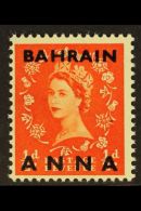 1952-54  ½a On ½d Orange-red With Fraction "½" Omitted, SG 80a, Never Hinged Mint. For More... - Bahrain (...-1965)