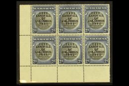 1942  2s Slate Purple & Indigo, SG 172, NHM Lower Left Corner Block Of 6. Lovely For More Images, Please... - Other & Unclassified