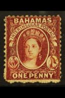 1863-77  1d Brown-lake Perf 12½, Inverted Watermark, SG 20w, Mint With Some Small Faults For More Images,... - Other & Unclassified