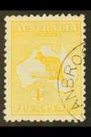 1913  4d Orange- Yellow 'Roo, SG 6a, Superb Used With Presentation Cds Cancellation. For More Images, Please... - Sonstige & Ohne Zuordnung