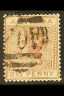 1882  2½d Red Brown, Wmk CA, Showing Variety "large "2" In 2½ With Slanting Foot", SG 22b, Very... - Altri & Non Classificati