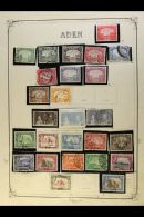 1937-1964 ALL DIFFERENT COLLECTION  On Leaves, Inc 1937 Dhow Set To 8a Mint, 1r & 2r Used, 1939-48 Used Set... - Aden (1854-1963)