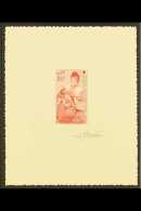 RED CROSS  LAOS 1958 60k Laos Red Cross Third Anniversary, Airmail Issue, ARTIST SIGNED PROOF In Carmine, As... - Ohne Zuordnung