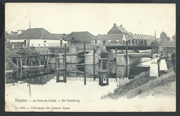 +++ CPA - DEINZE - DEYNZE - Le Pont Du Canal - De Vaartbrug - De Graeve 2252   // - Deinze