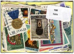 100 Timbres Thème Italie - Lotti E Collezioni