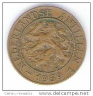 ANTILLE OLANDESI 2 1/2 CENT 1959 - Netherlands Antilles